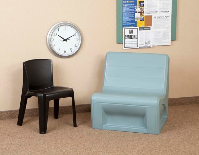 stacking large molded plastic chair 3