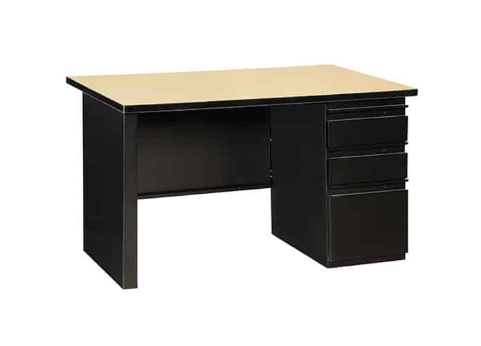 teachers desk single ped 1
