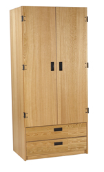Clayton Double Wardrobe Various Configurations Available (N-DWD-3624-72-1) - Image 4