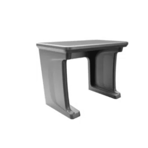 MOLDED-PLASTIC-FLOOR-MOUNT-DESK