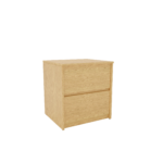 CLAYTON NATURAL OAK 2 DRAWER NIGHTSTAND (N-2BC-2020)