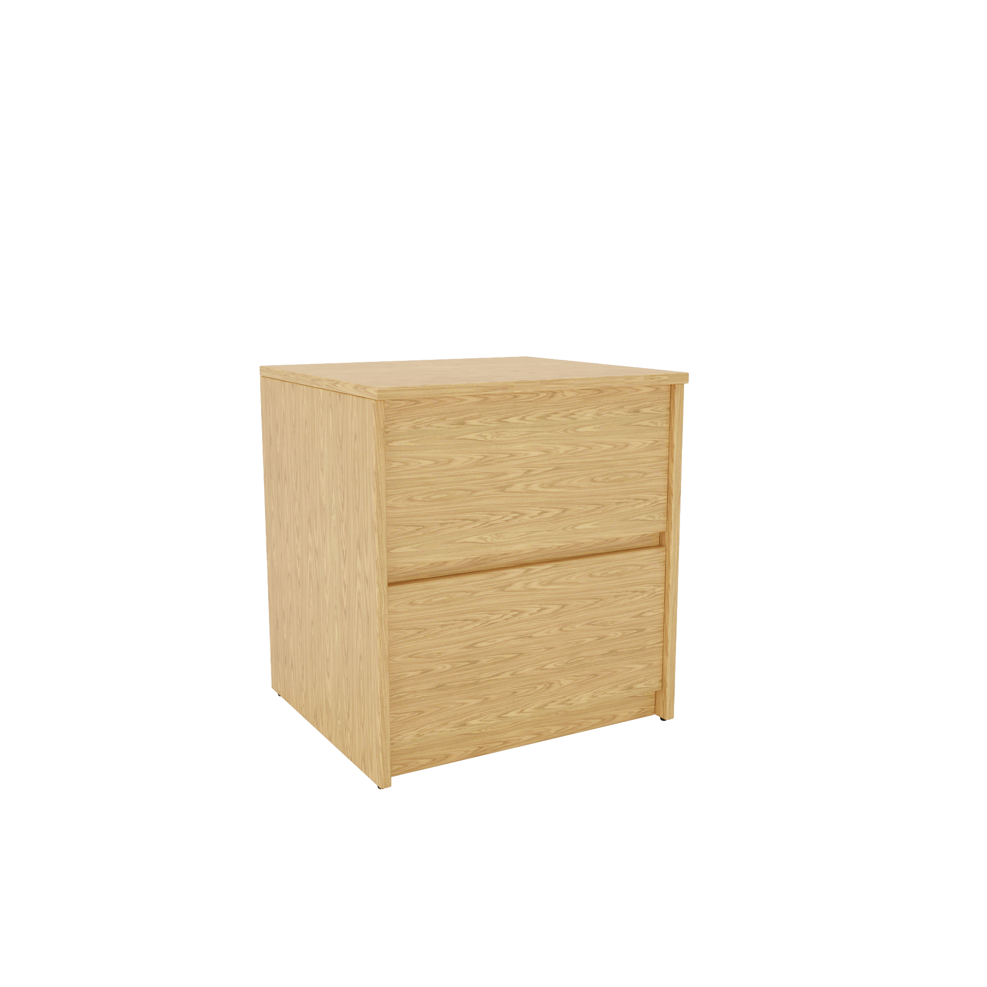 CLAYTON NATURAL OAK 2 DRAWER NIGHTSTAND (N-2BC-2020)
