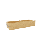 Clayton NATURAL OAK 2 Drawer Under Bed Chest (N-2DWR60)