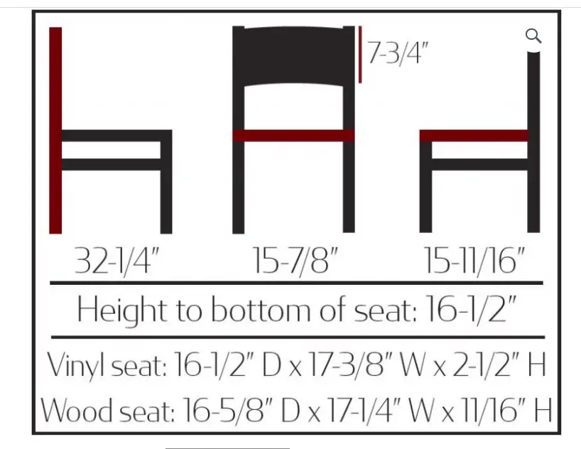 Plain-Wood-Back-Chair-wtih-Black-Frame-Specs