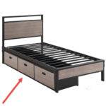 Brooklyn Bed with Underbed Storage - Multiple Sizes (B080-14) (QUICK SHIP)