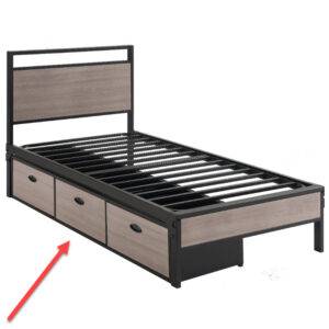 Brooklyn Bed with Underbed Storage - Multiple Sizes (B080-14) (QUICK SHIP)