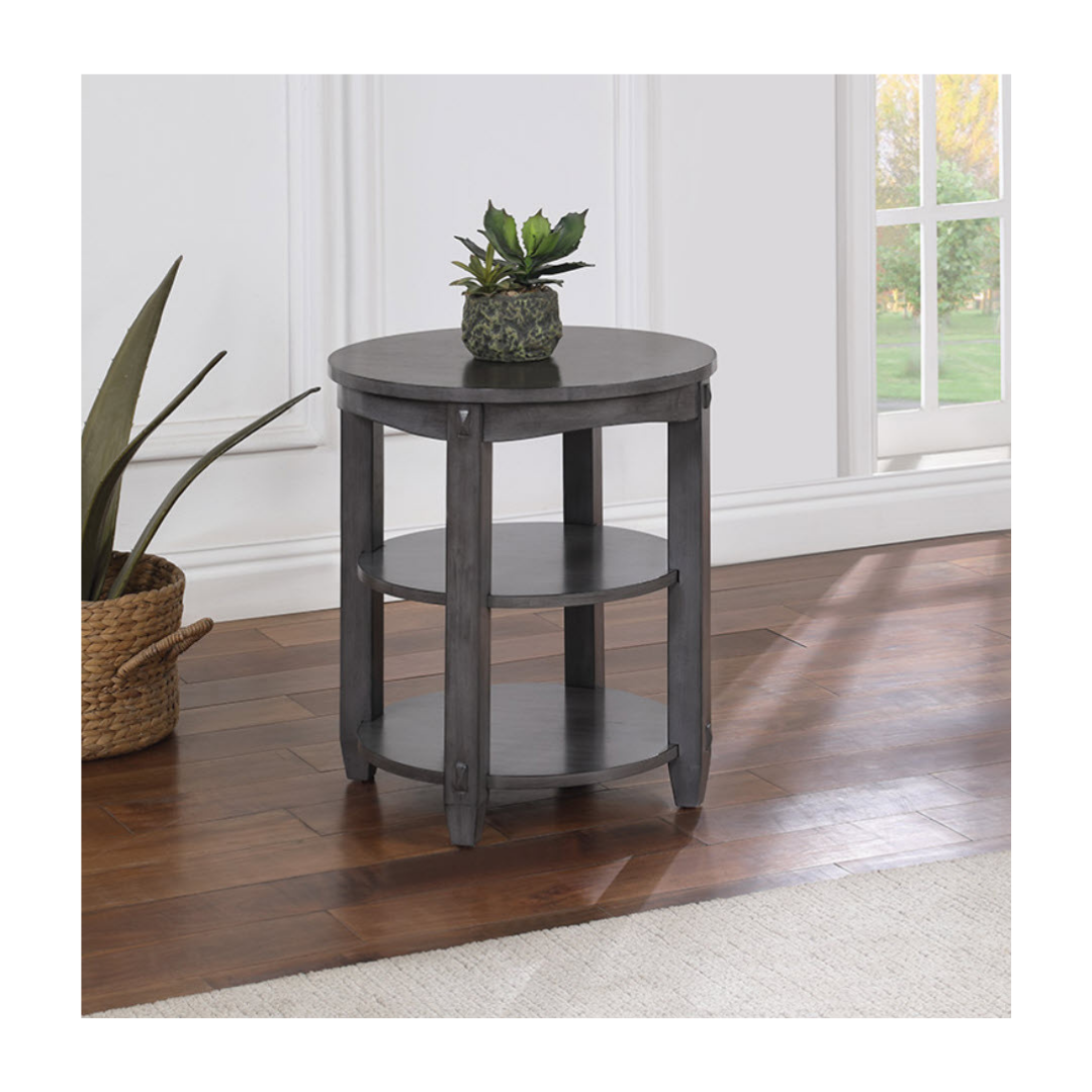 Lane Round End Table (LN3620) (QUICK SHIP) - Image 3