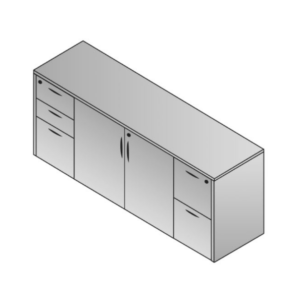 Napa Storage Credenza (NAP-110) (QUICK SHIP)