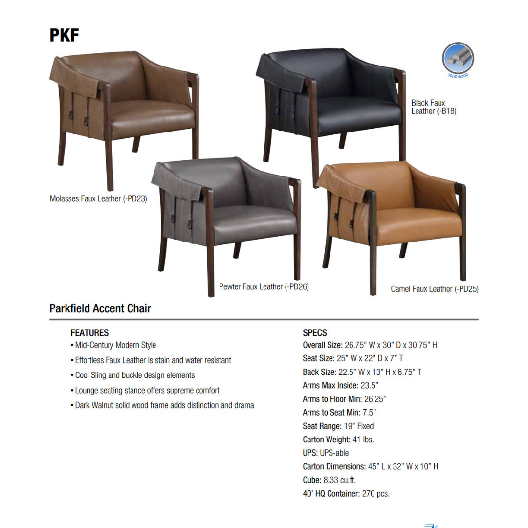 Parkfield Lounge Chair (PKF) (QUICK SHIP) - Image 2