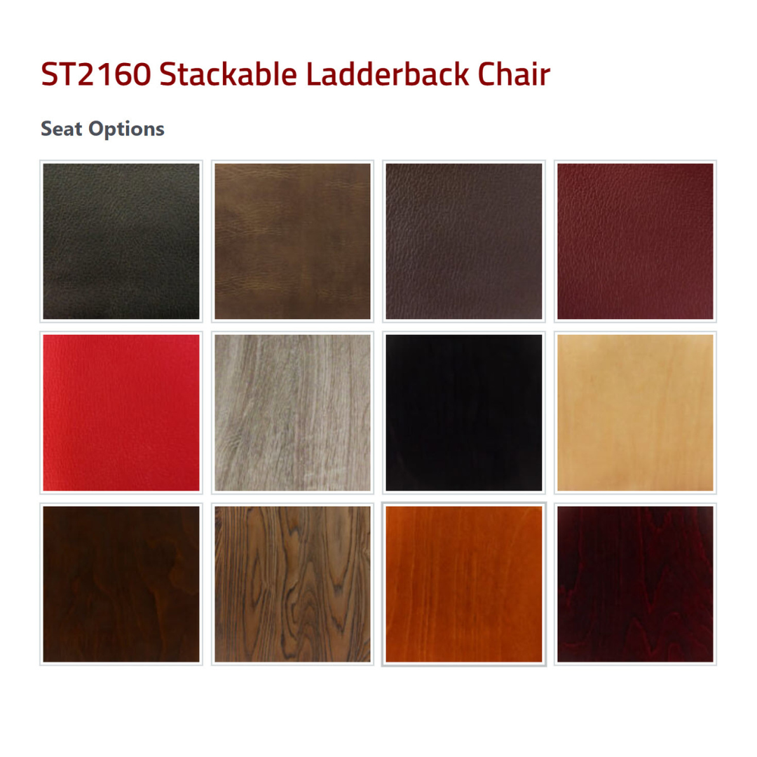 Stackable Ladderback Chair (ST 2160) (QUICK SHIP) - Image 2