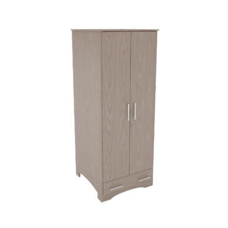 Evy Double Door Wardrobe - Various Options Available (S2-DWD 3624-72-1)