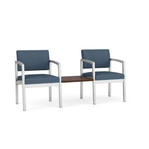 Lenox 2 Chairs with Connecting Center Table