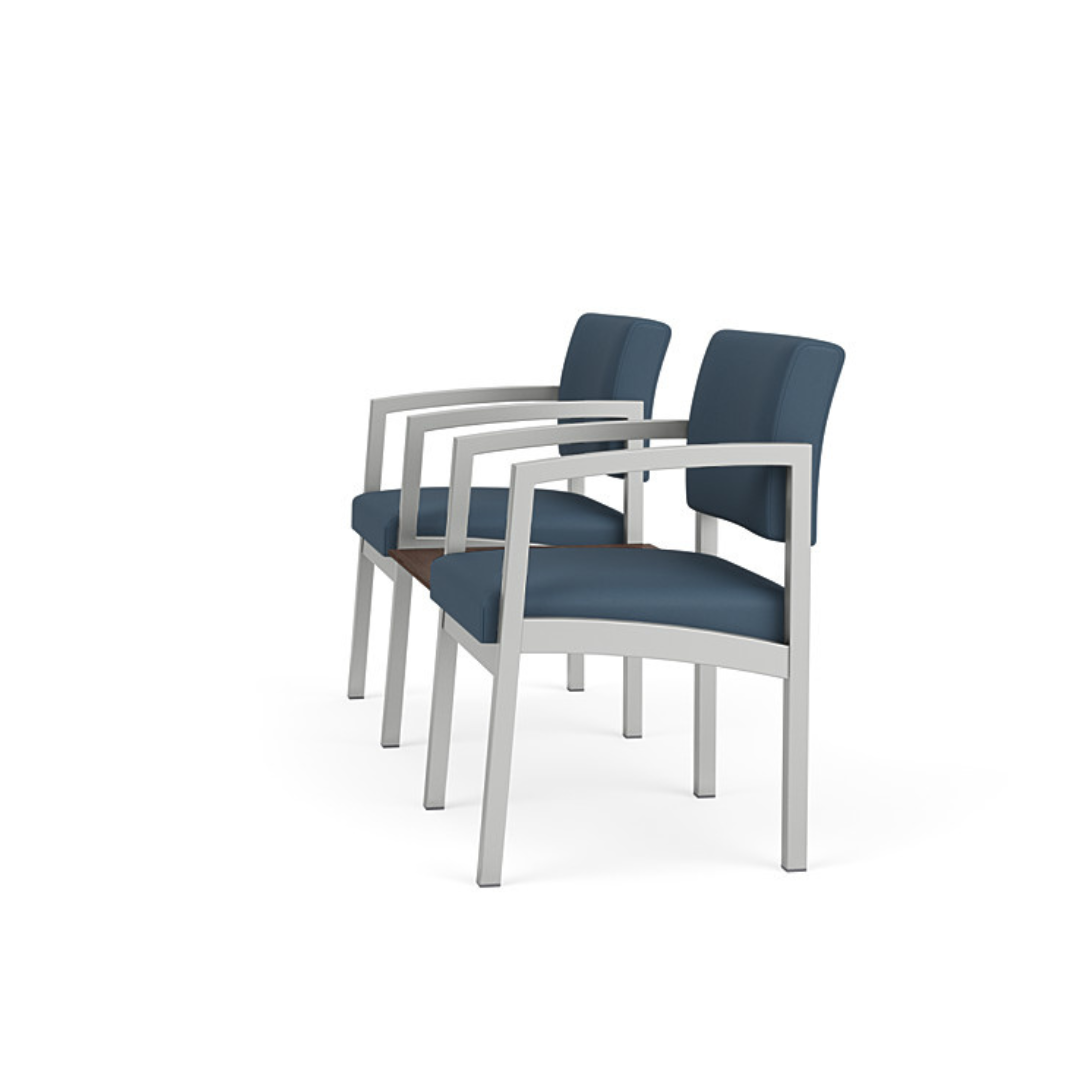 Lenox 2 Chairs with Connecting Center Table (LS2201) - Image 3