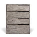 Williamsburg Grey 4 Drawer Chest (B4003-4) (QUICK SHIP)