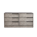 Williamsburg Grey 6 Drawer Dresser (B4003-6) (QUICK SHIP)