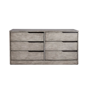 Williamsburg Grey 6 Drawer Dresser (B4003-6) (QUICK SHIP)