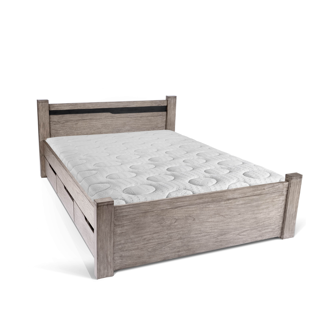 Williamsburg Grey Bed Combo (B4003 SERIES) (Multiple Sizes) (QUICK SHIP) - Image 3