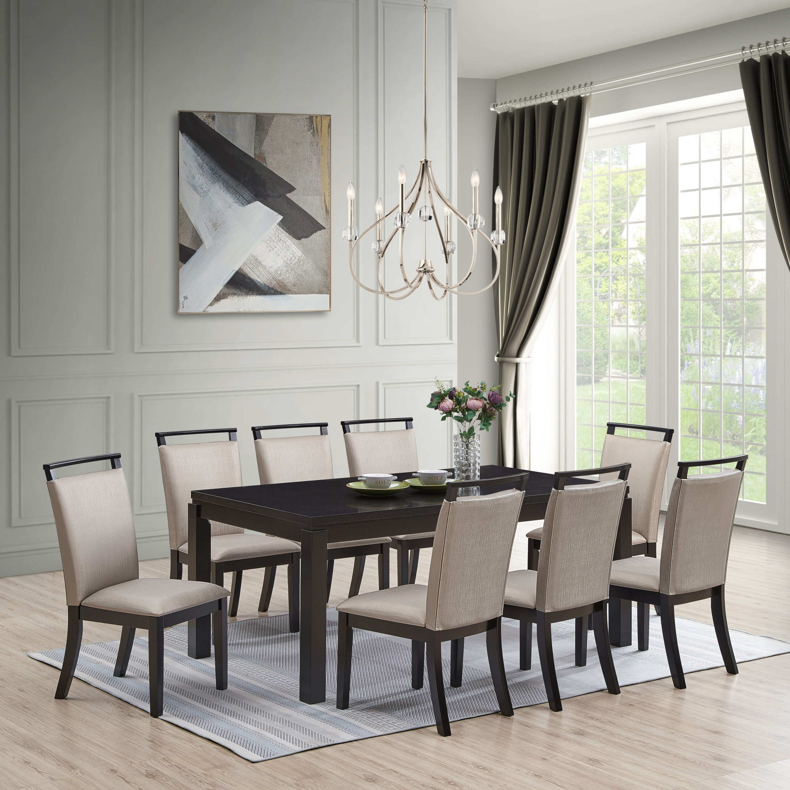 Houston Dining Chairs – Set Of 2 (Cappuccino) PC35-ST SERIES (QUICK SHIP) - Image 2