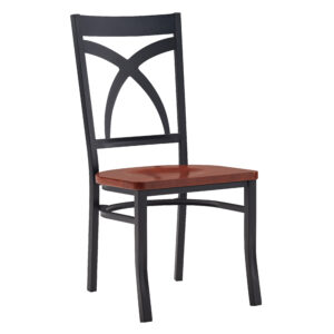 Tully Metal Chair (Walnut Seat) (4270 Series) (QUICK SHIP)