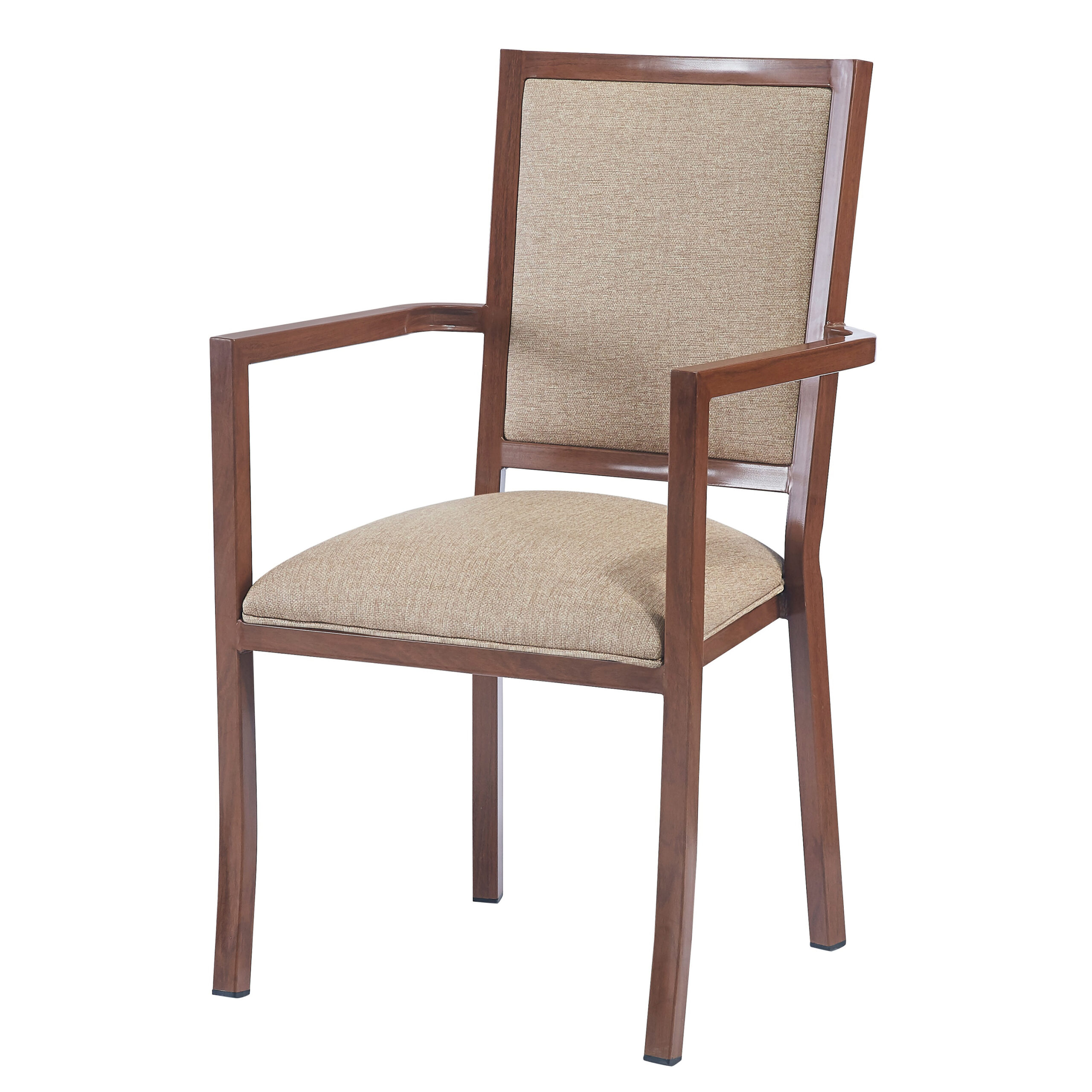 Milan Metal Armchair (Dark Walnut) (5281-AC SERIES) - Image 2
