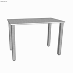 Enso Study Desk with Pedestal (UR-ML-SD)