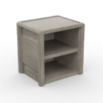 SEQUOIA™ Coastal Driftwood Molded Plastic Nightstand (200 Series)