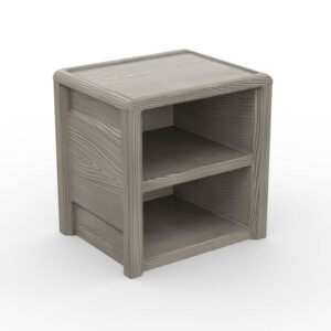 SEQUOIA™ Coastal Driftwood Molded Plastic Nightstand (200 Series)
