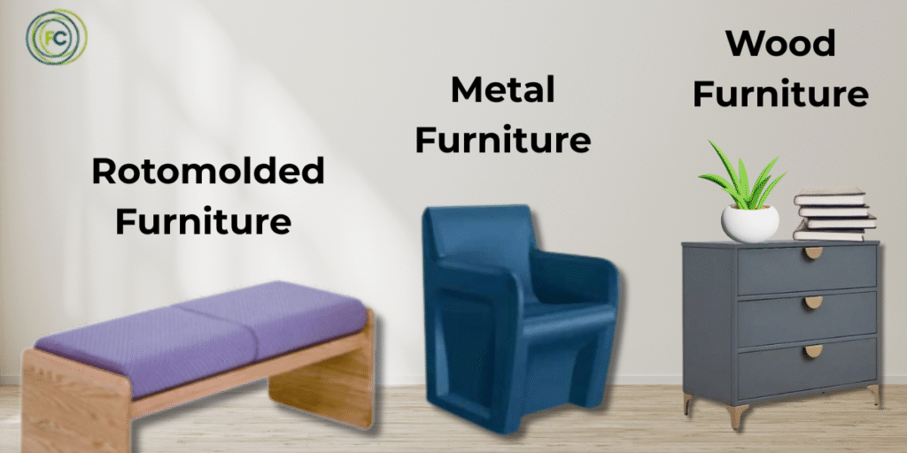 Rotomolded vs. Metal vs. Wood Furniture: A Deep-Dive Comparative Guide for High-Use Facilities