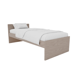 CLAYTON PANEL BED, Driftwood (multiple sizes, multiple finishes) (N-PPL-8430)