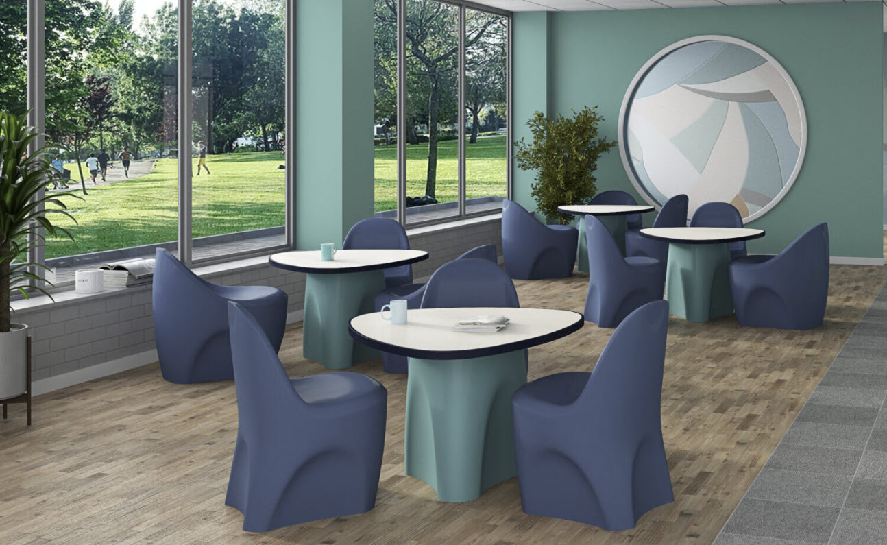 SUMMIT Delta Top Table (Multiple Colors Available) (363/364 Series) - Image 3