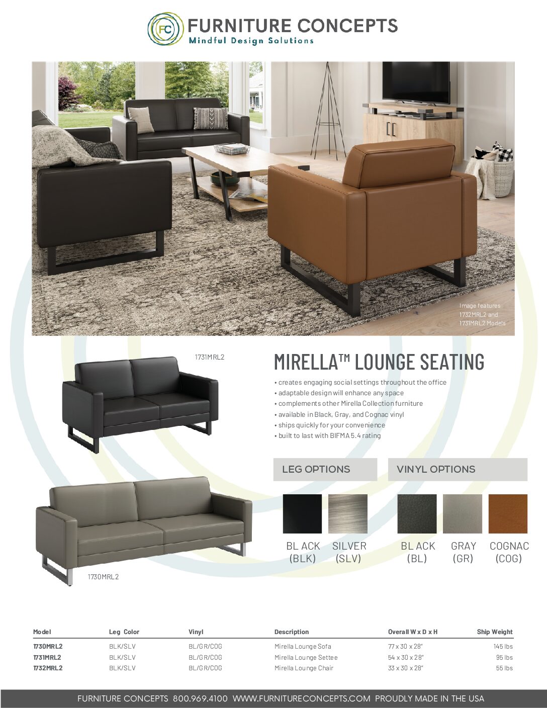 Mirella Sofa (Multiple Finishes) (1730MRL2) (QUICK SHIP) - Image 6