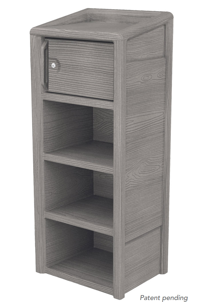SEQUOIA™ Lockable Walnut Wardrobe (221) - Image 2