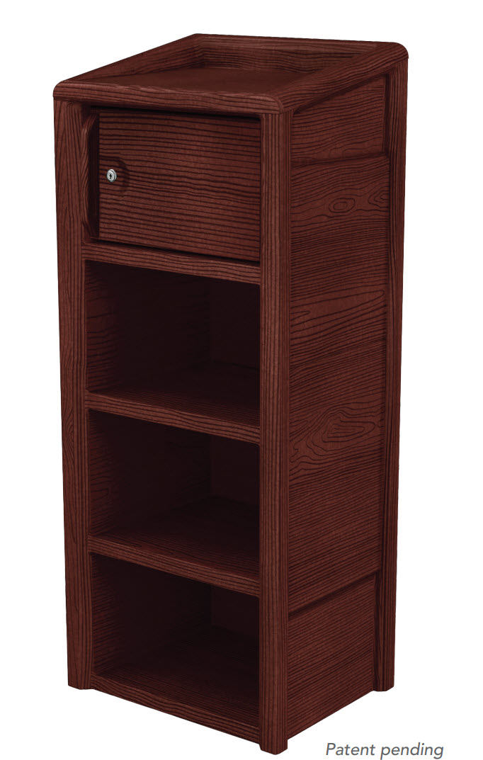 SEQUOIA™ Lockable Walnut Wardrobe (221) - Image 3
